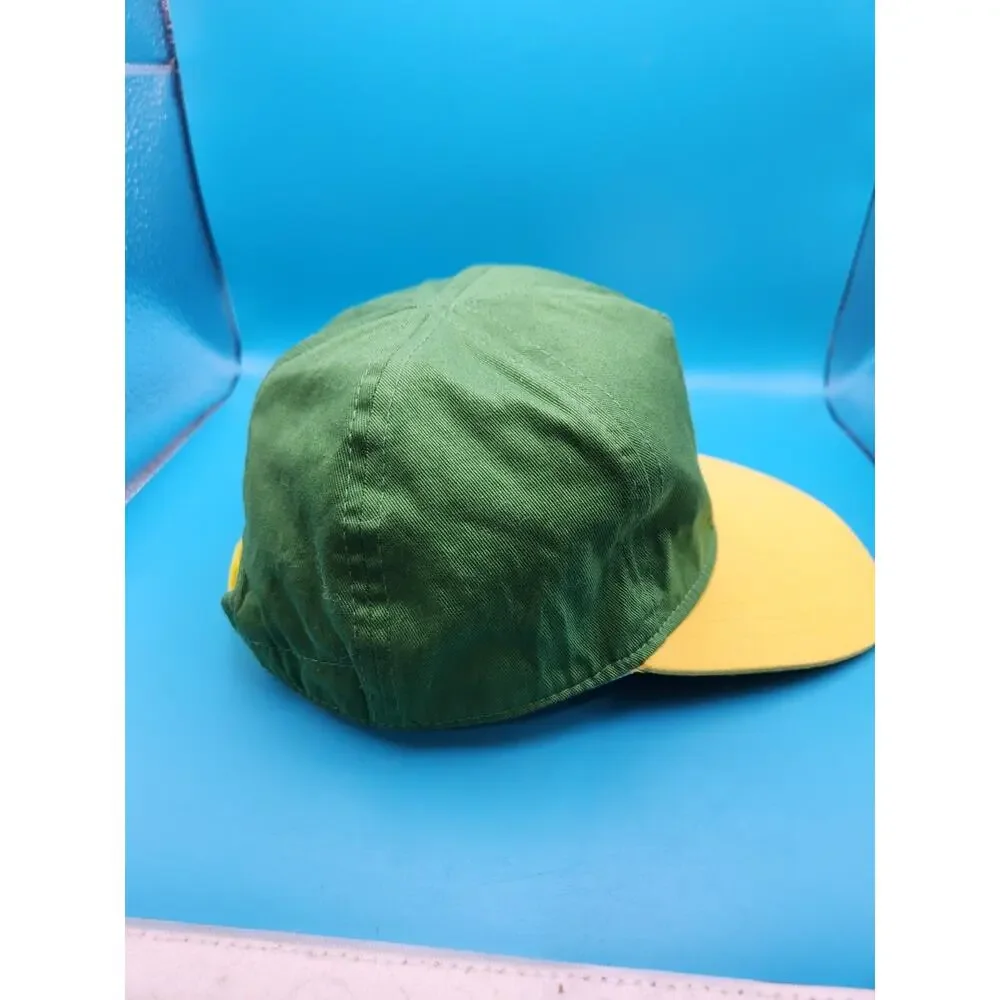 John Deere Hat Cap Snap Back Youth Boys Green Yellow Adjustable Logo